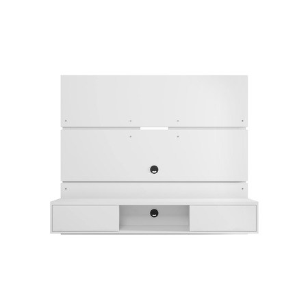 MANHATTAN COMFORT Vernon 62.99 Floating Entertainment Center, White 236BMC6